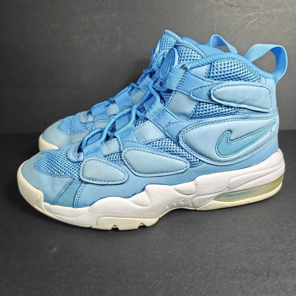 Nike Air Max2 Uptempo 94 UNC University Blue Basketball Sneaker Mens Shoe Sz 9.5